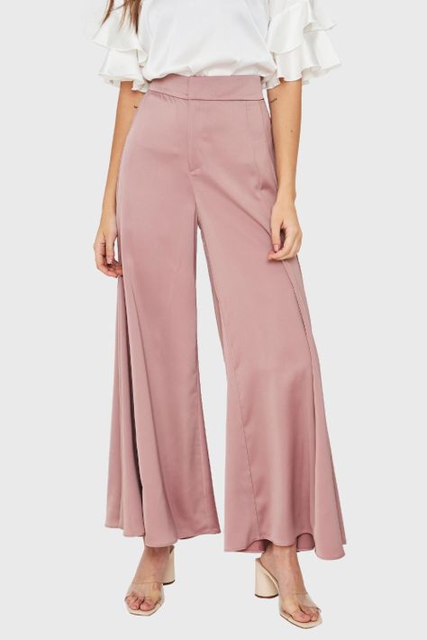 Maxi Palazzo Tipo Satín Rosado Nicopoly-0