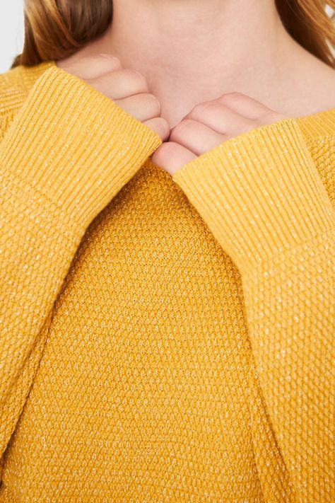Sweater Brillos Mostaza Nicopoly-5