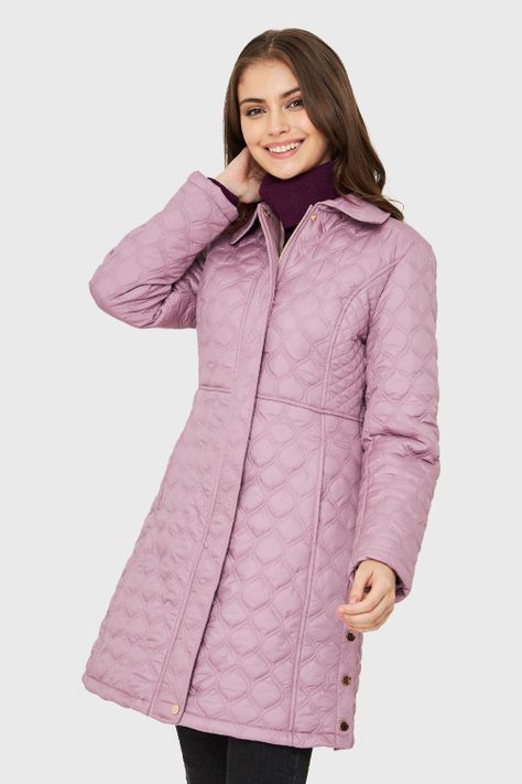 Parka Tipo Quilt Rosa Nicopoly-4