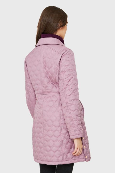 Parka Tipo Quilt Rosa Nicopoly-3
