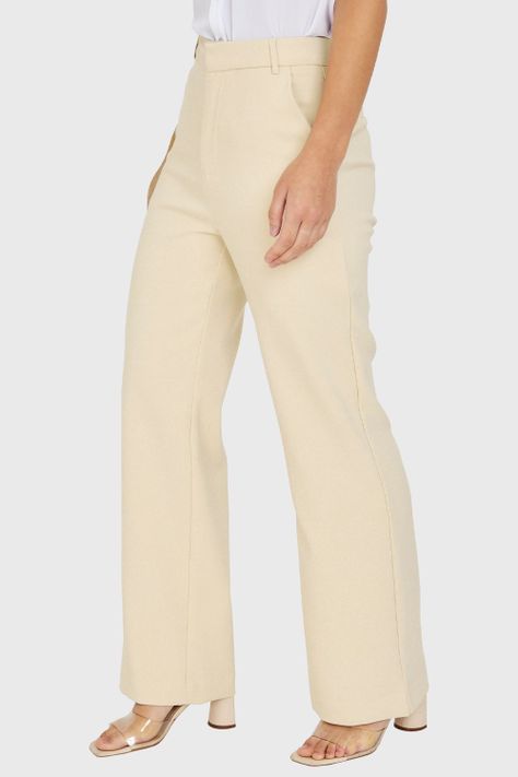 Pantalón Pierna Ancha Khaki Nicopoly-2
