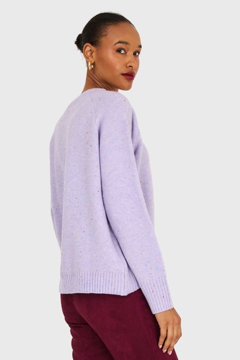 Sweater Manga Raglán Lila Nicopoly-3