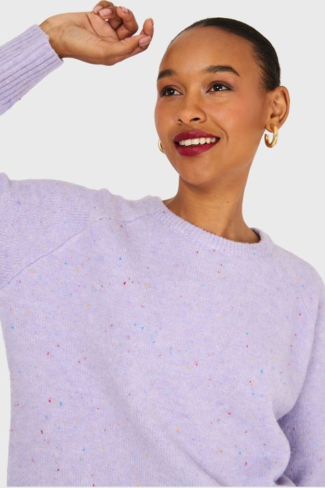Sweater Manga Raglán Lila Nicopoly-5
