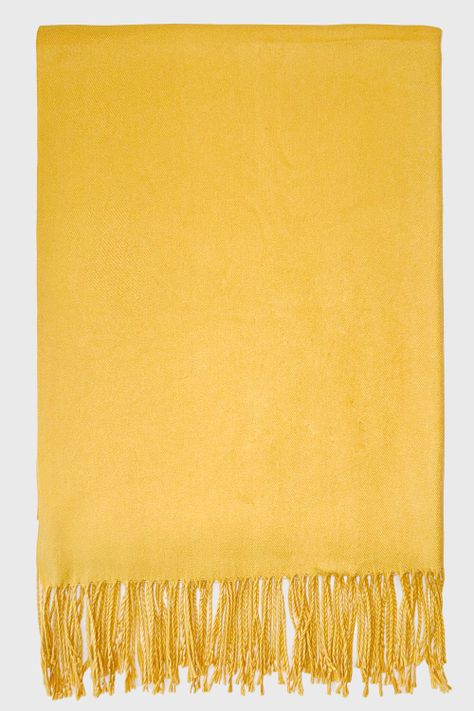 Bufanda Suave Amarillo Nicopoly-1