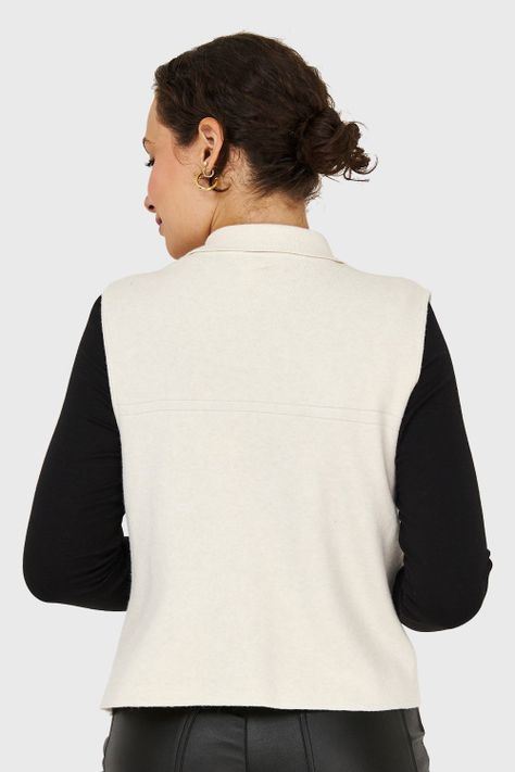 Sweater Gilet Blanco Nicopoly-3