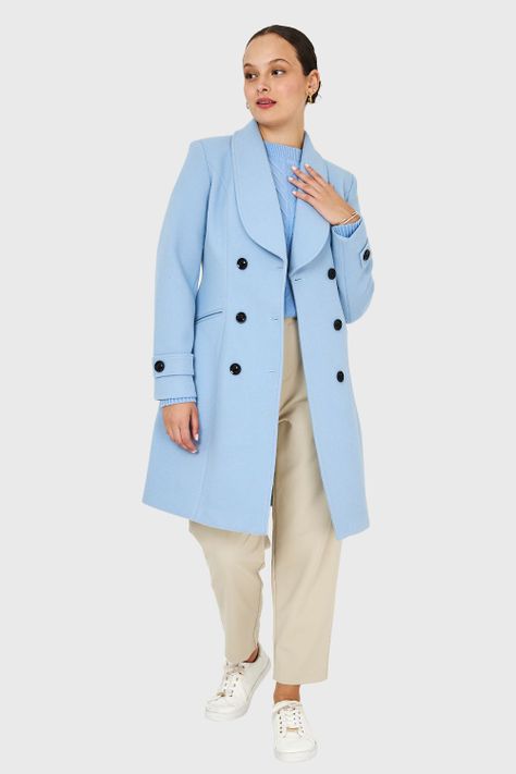 Abrigo Solapa Redonda Celeste Nicopoly-1