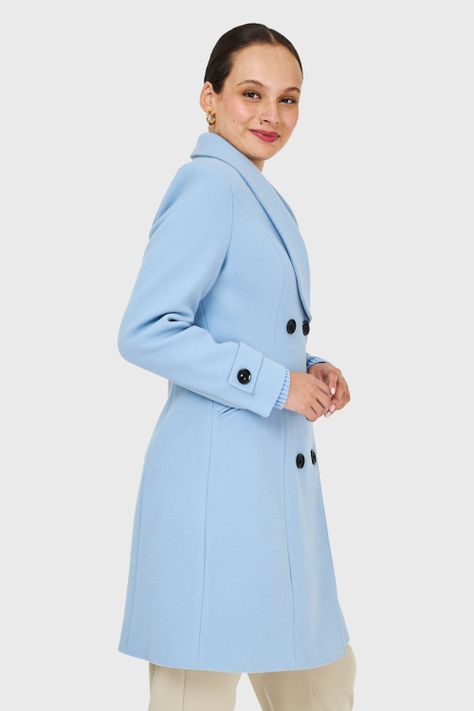 Abrigo Solapa Redonda Celeste Nicopoly-2