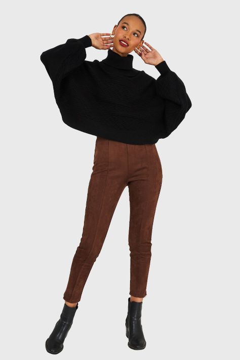 Sweater Manga Muerciélago Negro Nicopoly-1