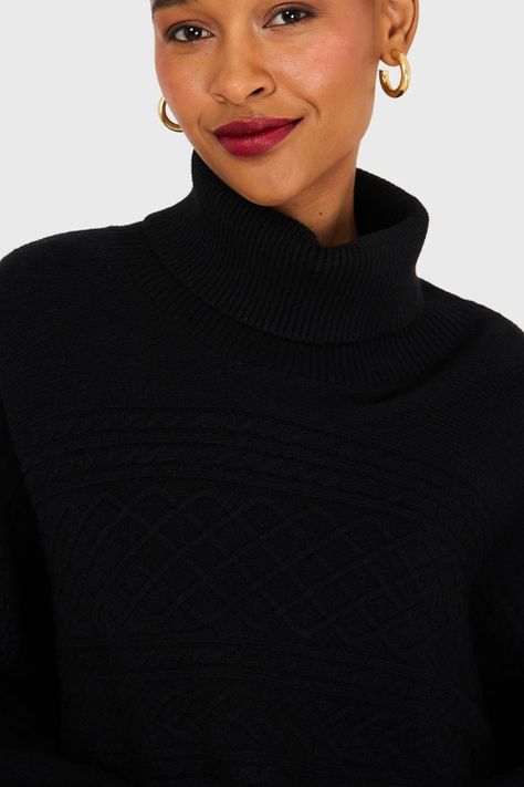 Sweater Manga Muerciélago Negro Nicopoly-5
