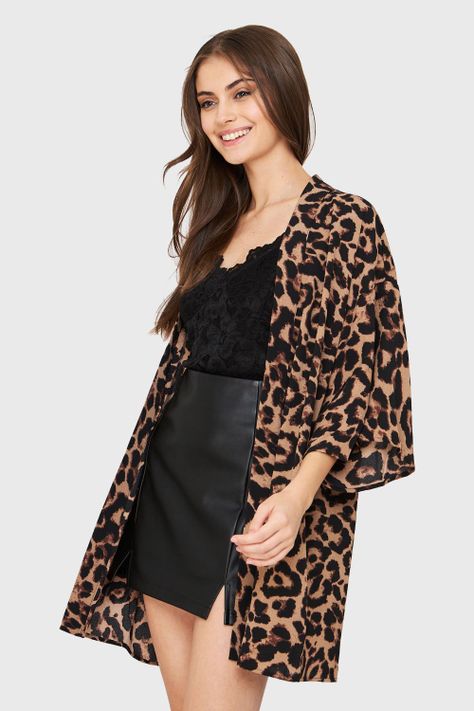 Kimono Animal Print Café Nicopoly-2