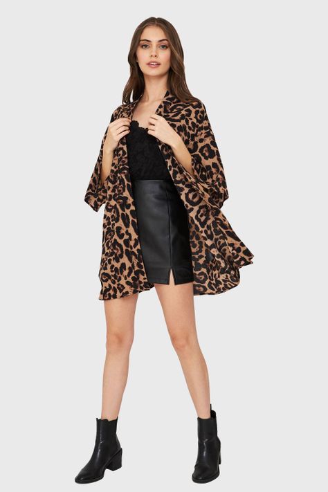 Kimono Animal Print Café Nicopoly-1