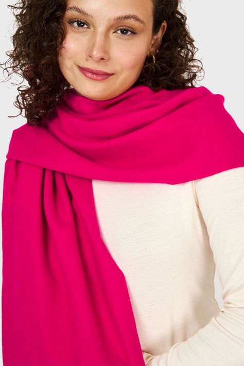Bufanda Gruesa Fucsia Nicopoly-3