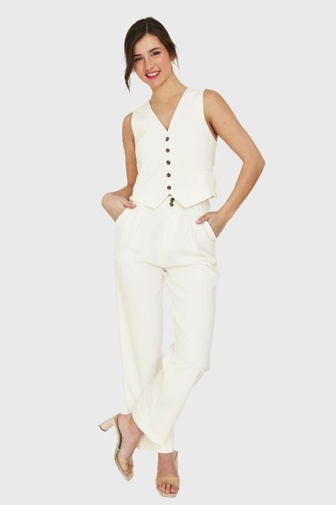Gilet Lazo Ajustable Blanco Nicopoly-1