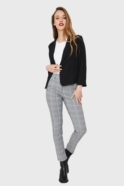 Blazer Corto Negro Nicopoly-1