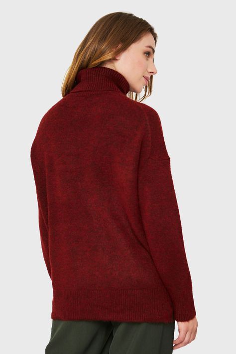 Sweater Beatle Costura Burdeos Nicopoly-3