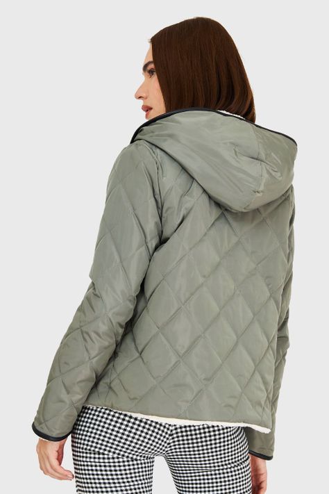 Chaqueta Reversible Oliva Nicopoly-3