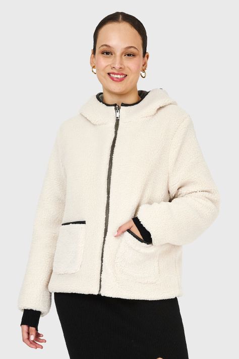 Chaqueta Reversible Oliva Nicopoly-4