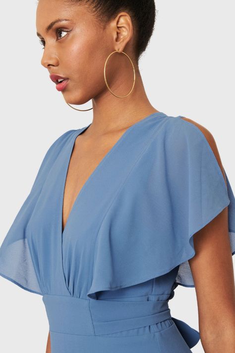 Vestido Largo Celeste Nicopoly-5
