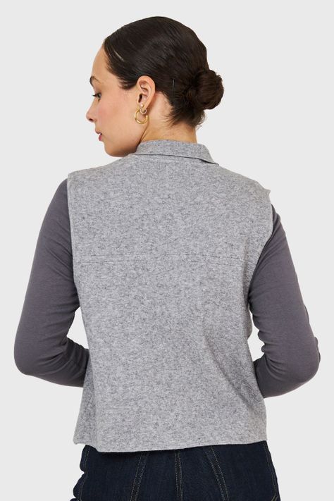 Sweater Gilet Gris Nicopoly-3