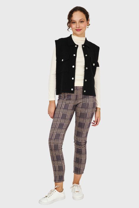 Sweater Gilet NegroNicopoly-1