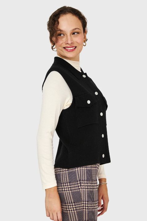 Sweater Gilet NegroNicopoly-2