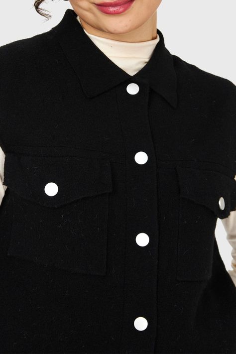 Sweater Gilet NegroNicopoly-5