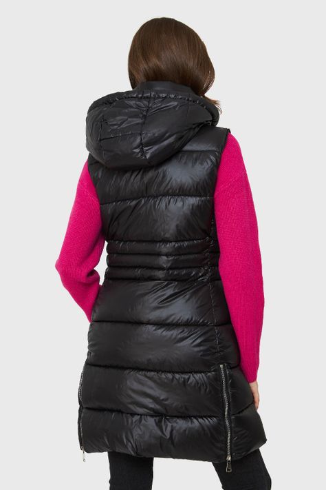 Parka Sin Mangas Negro Nicopoly-3