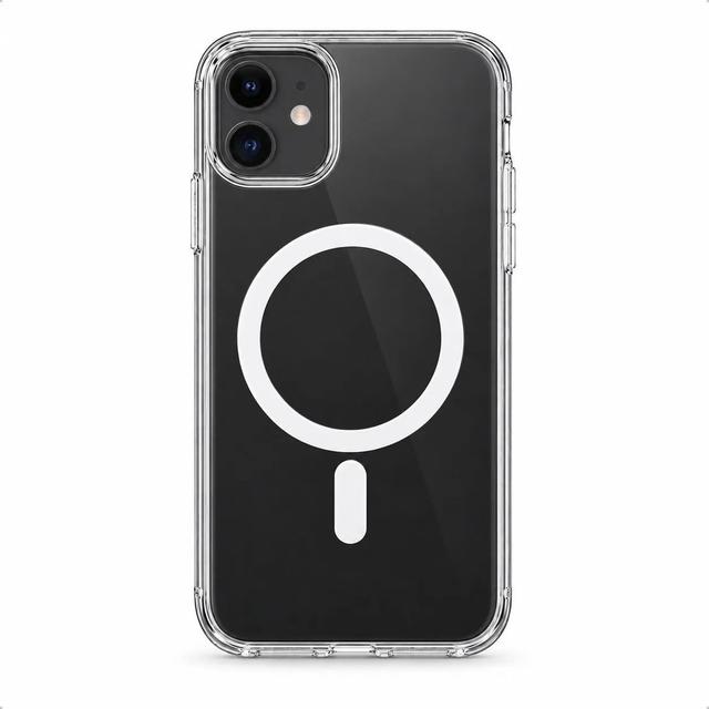 Carcasa Funda Transparente Magnética para iPhone 11 Antigolpes Compatible con MagSafe
