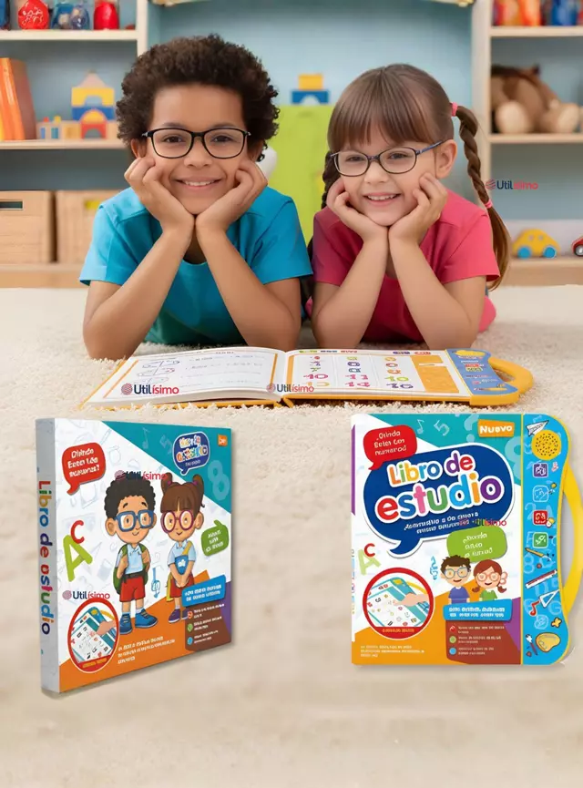 Libro Didáctico Interactivo con Aprendizaje Bilingüe Juguete Para Niños a $12.990