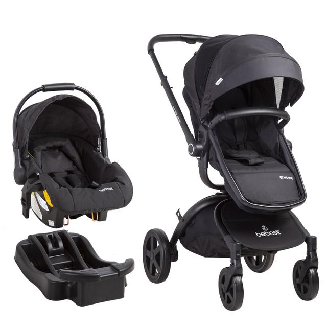 Coche Cuna Travel System Deluxe 360° SX Negro Bebesit a $259.990