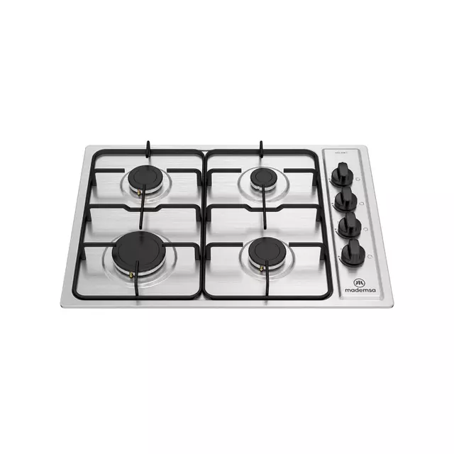 Encimera a gas 4 platos Mademsa mce 435e t inox