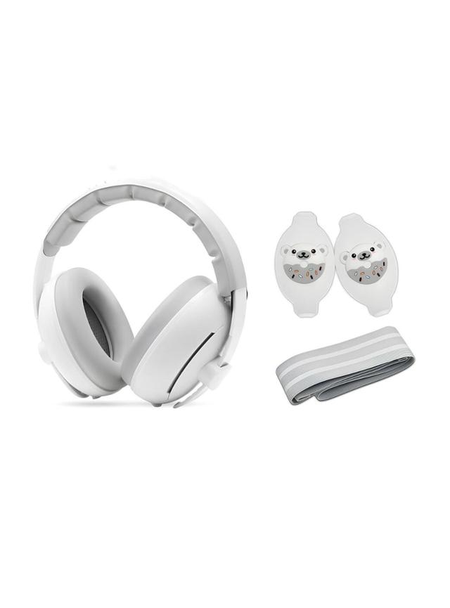 Orejeras Antiruido Auriculares 2 En 1 Blanca LuBabycas a $14.990