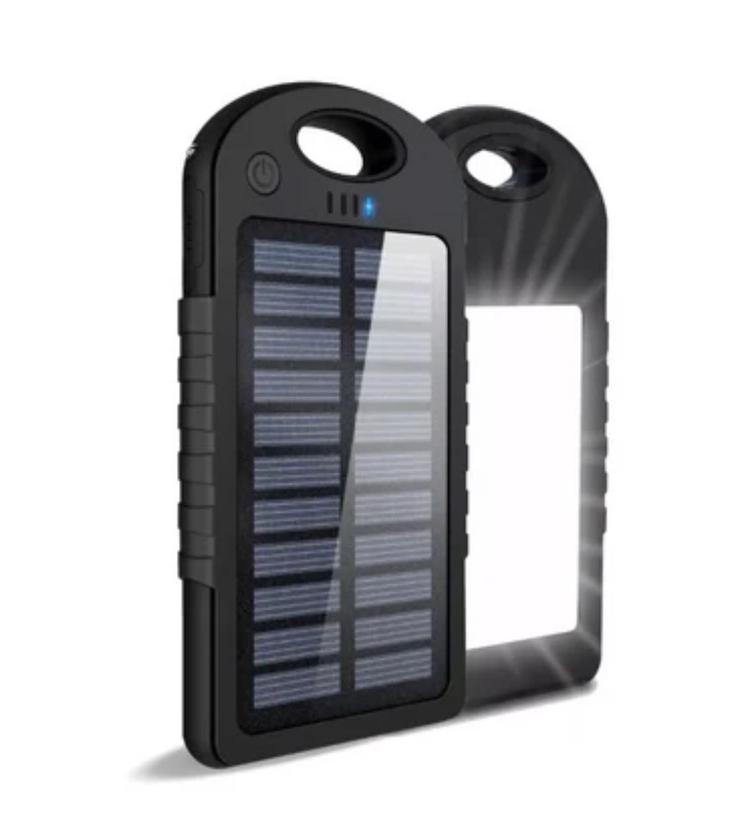 Cargador de batería portátil de energía solar de 20000 mAh, impermea