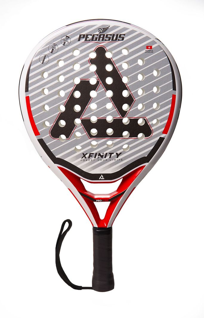 PALA PADEL XFINITY PEGASUS INCLUYE ESTUCHE Blanco/Gris