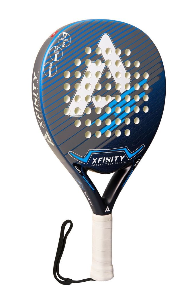 PACK PADEL XFINITY PALA NOVA-MOCHILA PADEL-MUÑEQUERA-PELOTAS-1