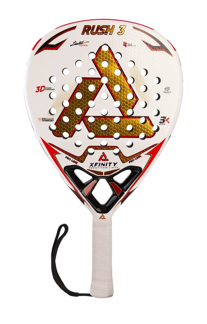 PALA PADEL XFINITY RUSH3 3K INCLUYE ESTUCHE-0