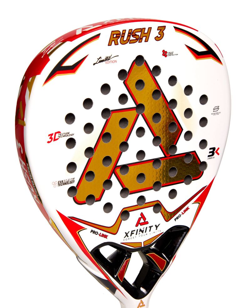 PALA PADEL XFINITY RUSH3 3K INCLUYE ESTUCHE-2