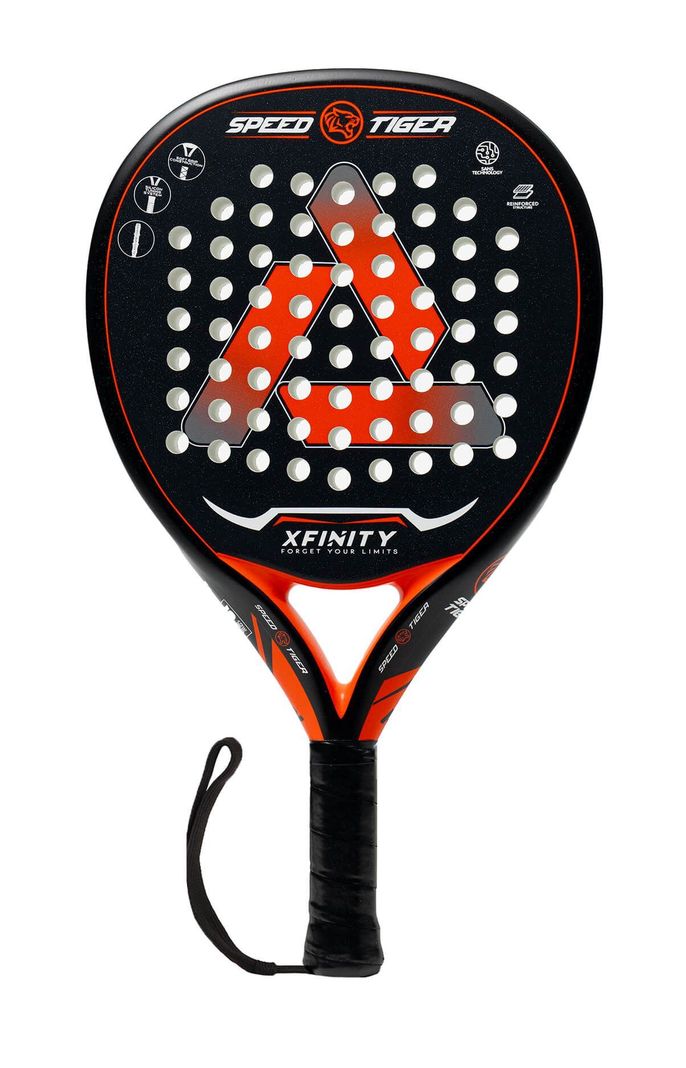 PALA PADEL XFINITY SPEED TIGER INCLUYE ESTUCHE-0