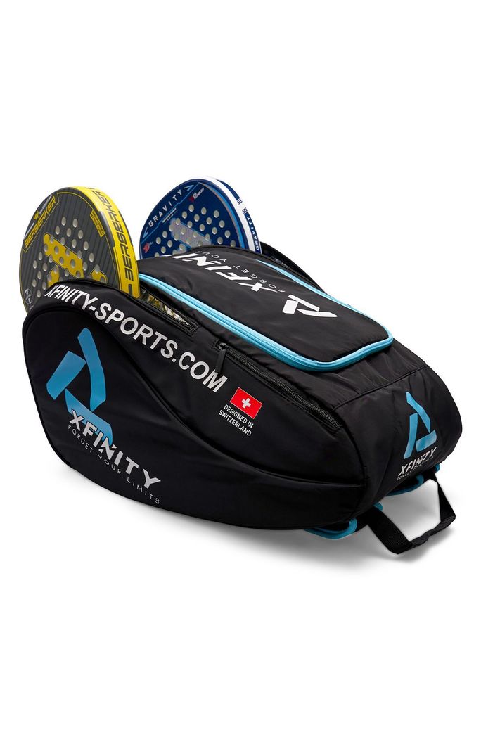 BOLSO PADEL XFINITY CON BOLSILLOS THERMO TECH - Azul-0