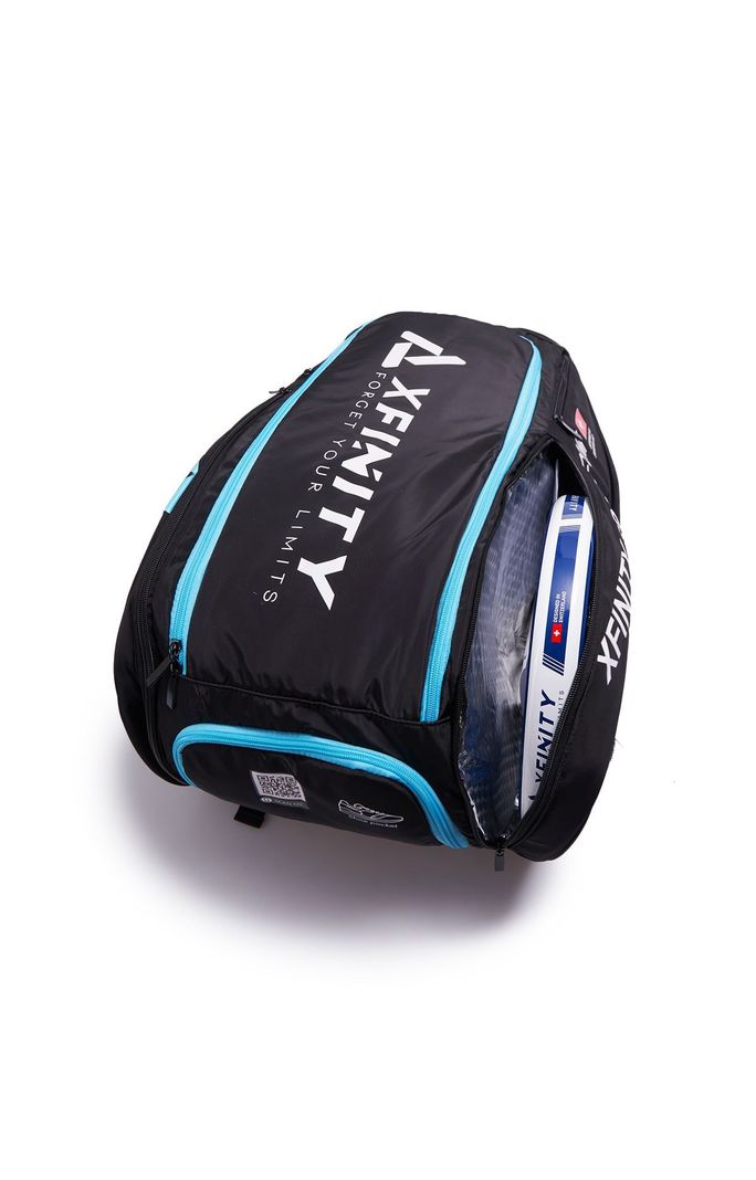 BOLSO PADEL XFINITY CON BOLSILLOS THERMO TECH - Azul-3