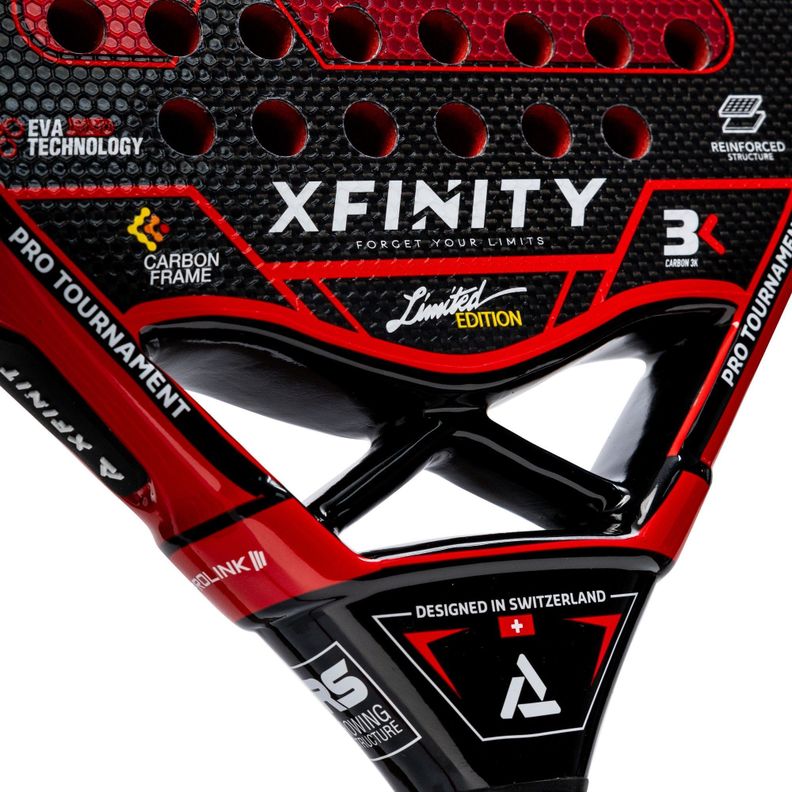 PALA PADEL XFINITY R22 OMEGLASS CARBONO 3K INCLUYE FUNDA-2