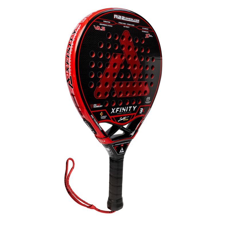 PALA PADEL XFINITY R22 OMEGLASS CARBONO 3K INCLUYE FUNDA-4