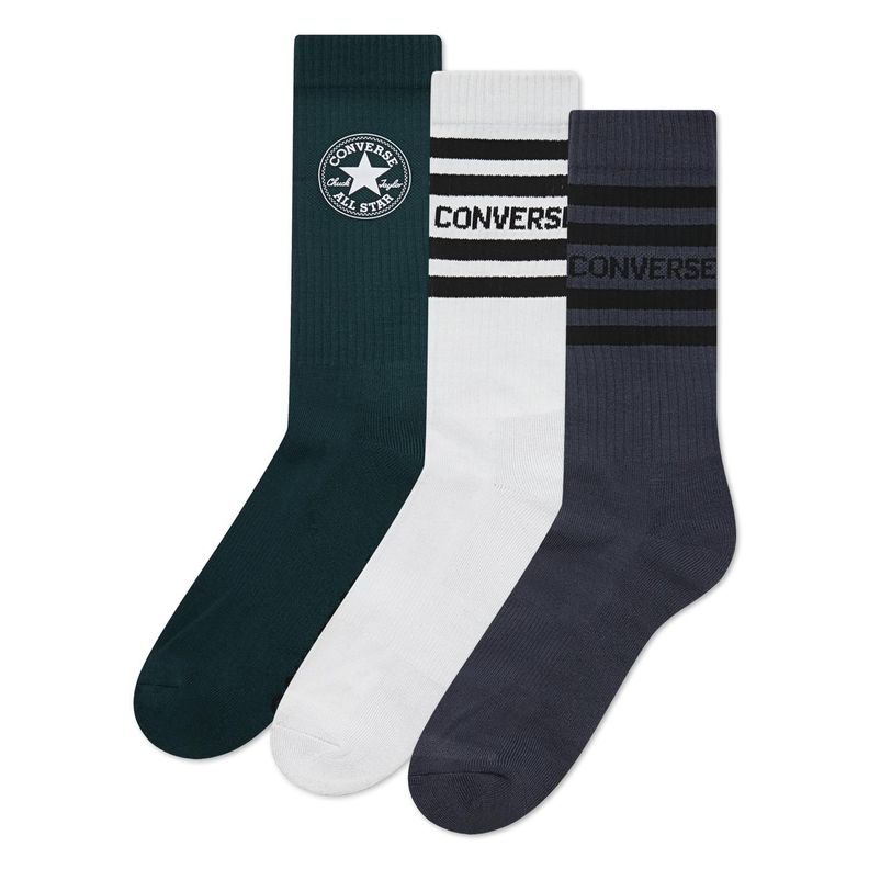 Calcetines Converse Tripack Chuck Patch Hombre Multicolor