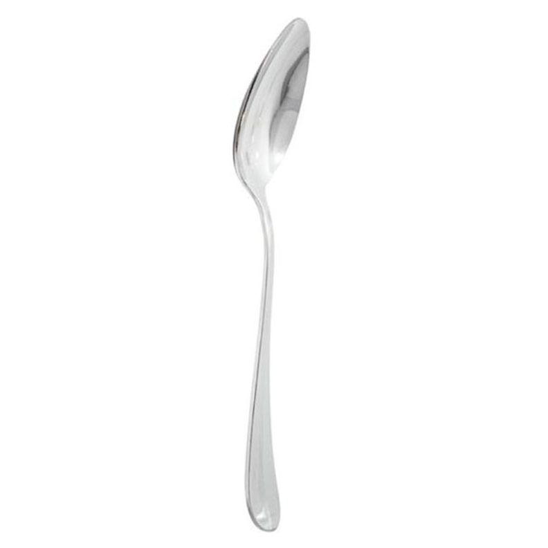 Cuchara postre Baguette Acero Inoxidable Set 12 Pcs Gris