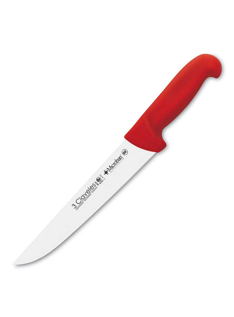 Cuchillo Carnicero 26 cm Rojo