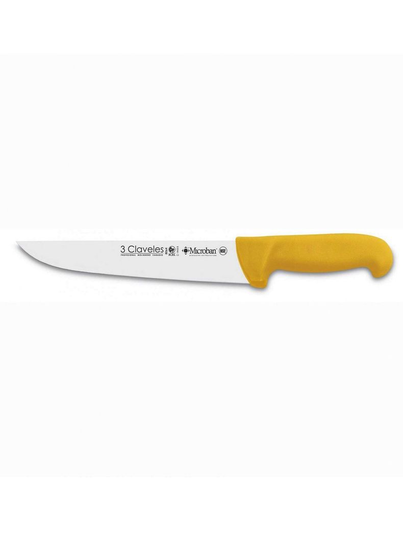 Cuchillo Carnicero 26 cm Amarillo -0