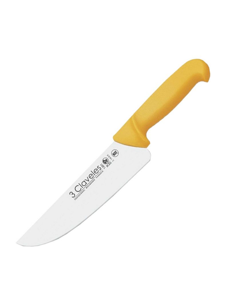 Cuchillo Carnicero 26 cm Amarillo -1