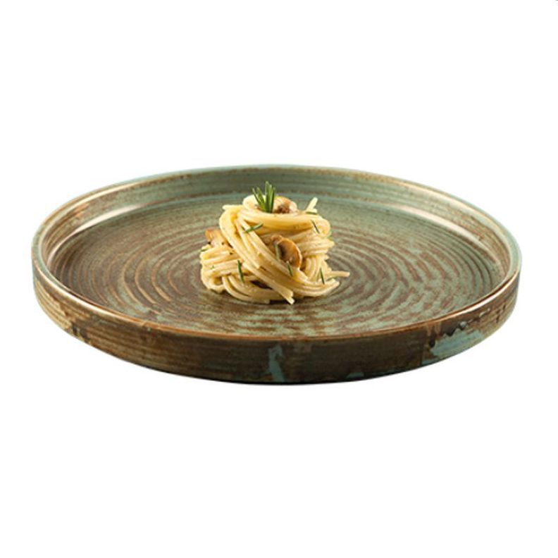 Plato Porcelana Coral 28Cm Set 6 unidades-1