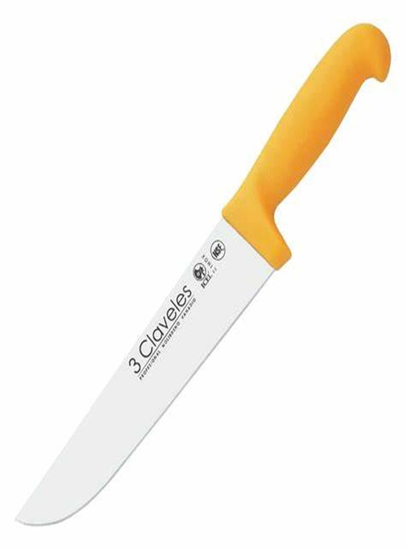 Cuchillo Carnicero 24 cm Amarillo-1