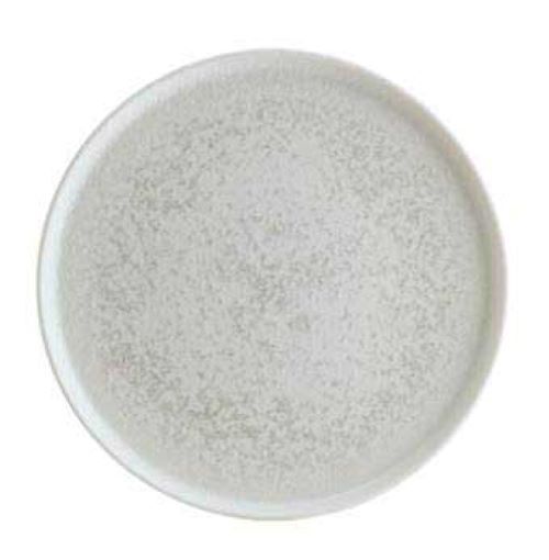 Plato porcelana Lunar blanco 16cm Set 6 unidades-0